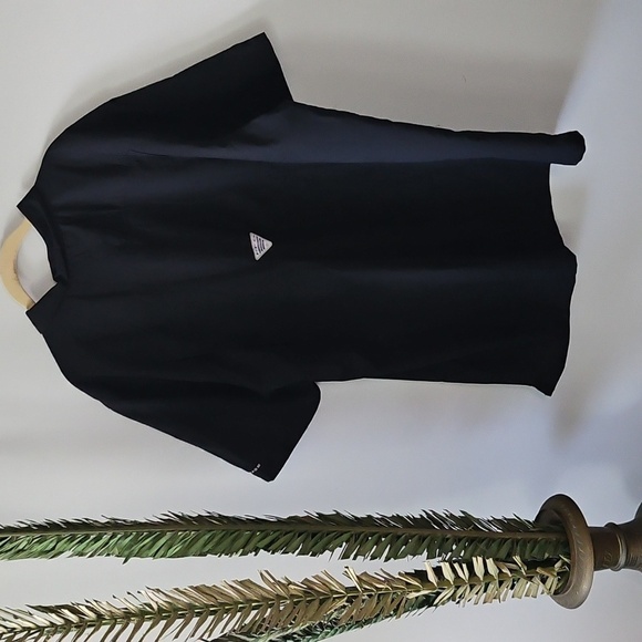 Columbia PFG BLack Short Sleeve Button Down NWT - Picture 2 of 13